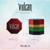 Vulcan 56mm Fully Magnetic 4pc Herb Grinder-Rasta - Image 3