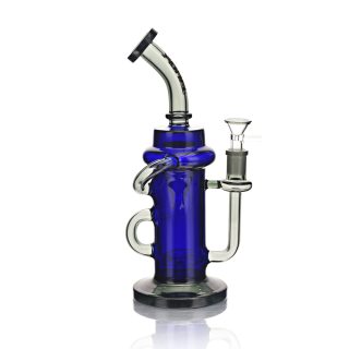 VAULT Glass Recycler Water Pipe-VG22118 - Blue